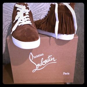 Christian Louboutin Brown Coachelita High Tops